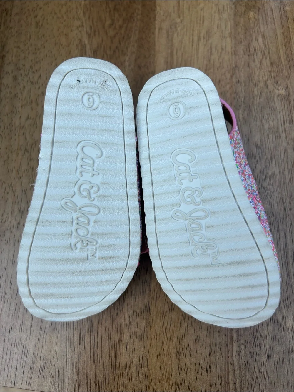 Toddler Girls Pink Confetti Sparkle Sandals with Buckle Straps
